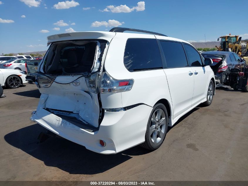 2014 TOYOTA SIENNA SE - 5TDXK3DC9ES418009