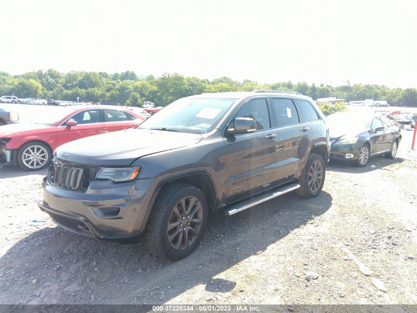 2016 JEEP GRAND CHEROKEE LIMITED 75TH ANNIVERSARY - 1C4RJFBG9GC429387