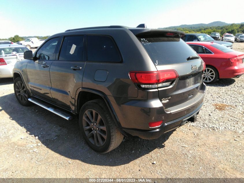 2016 JEEP GRAND CHEROKEE LIMITED 75TH ANNIVERSARY - 1C4RJFBG9GC429387