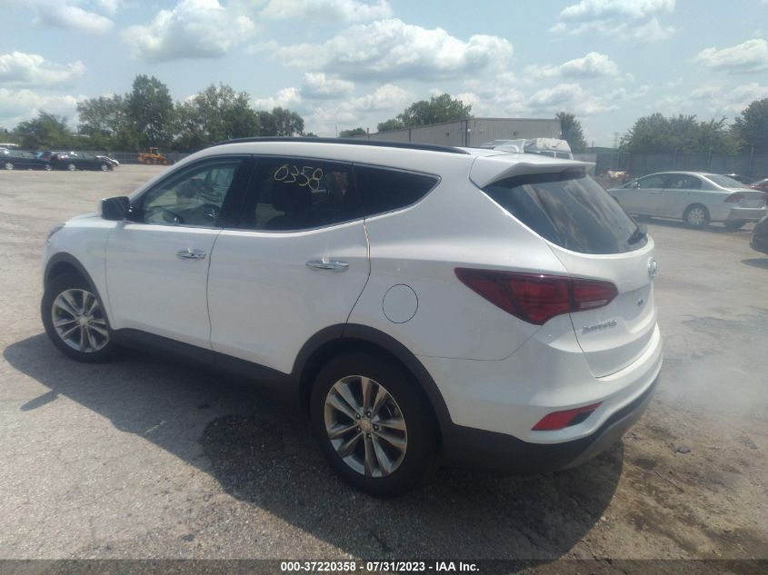 2017 HYUNDAI SANTA FE SPORT 2.0T - 5XYZU3LA6HG388441