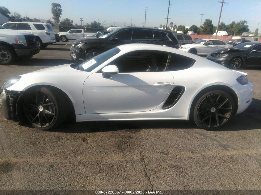 2018 PORSCHE 718 CAYMAN WP0AA2A83JK261968