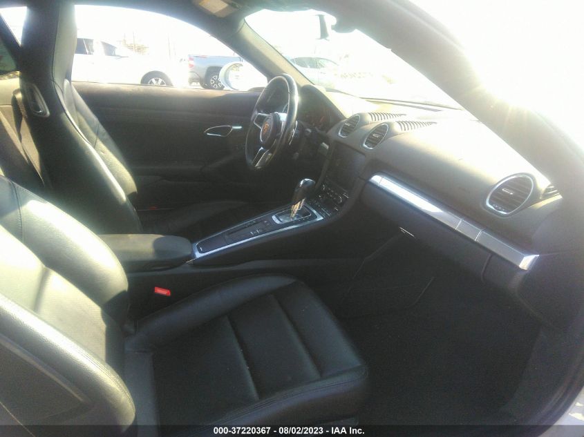 2018 PORSCHE 718 CAYMAN WP0AA2A83JK261968