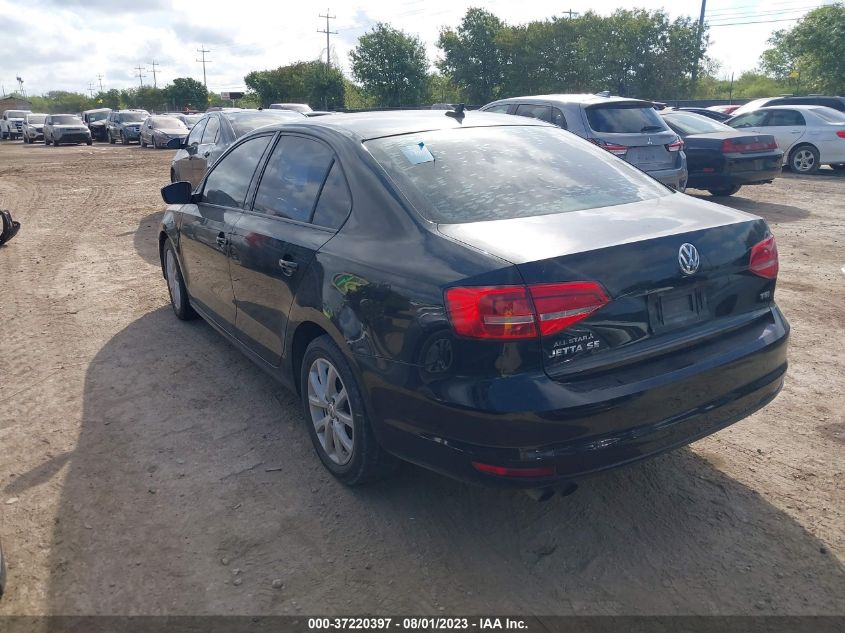 2015 VOLKSWAGEN JETTA SEDAN 1.8T SE - 3VWD17AJ3FM266842