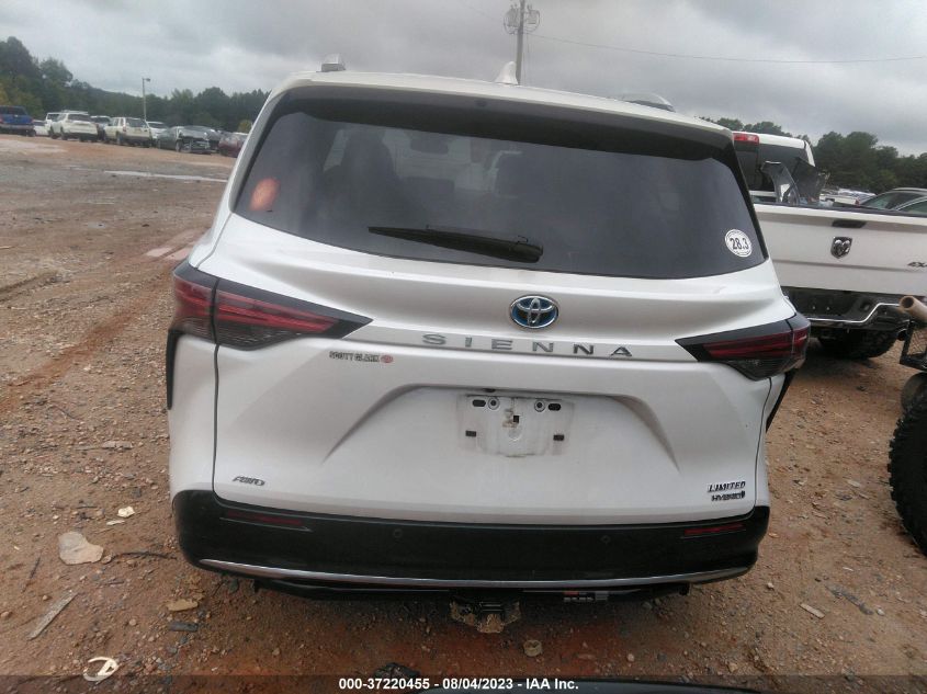 2022 TOYOTA SIENNA LIMITED - 5TDZSKFC7NS073398