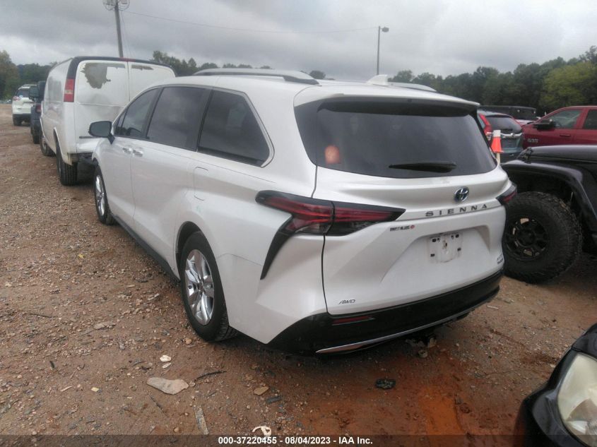 2022 TOYOTA SIENNA LIMITED - 5TDZSKFC7NS073398