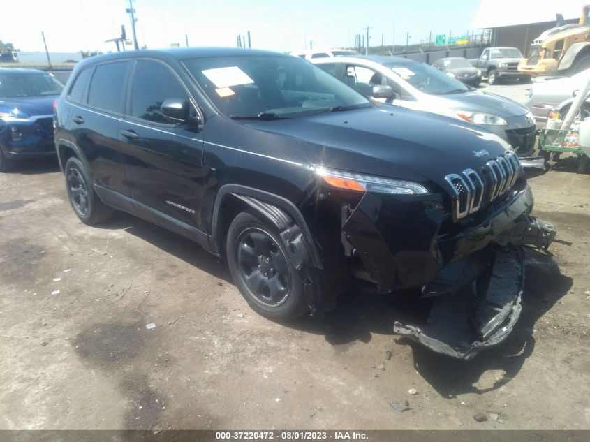 2016 JEEP CHEROKEE SPORT - 1C4PJLAB0GW329284