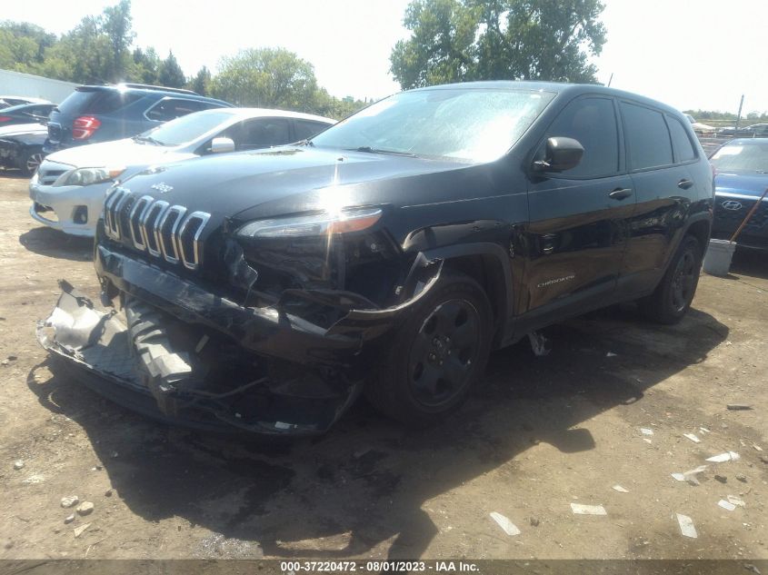 2016 JEEP CHEROKEE SPORT - 1C4PJLAB0GW329284