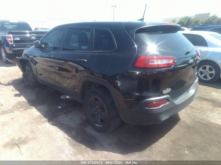 2016 JEEP CHEROKEE SPORT - 1C4PJLAB0GW329284