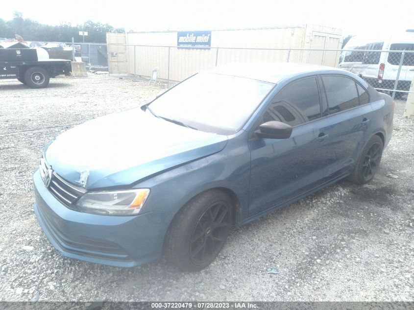 2015 VOLKSWAGEN JETTA SEDAN 2.0L S - 3VW2K7AJXFM249959