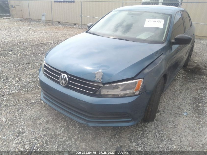 2015 VOLKSWAGEN JETTA SEDAN 2.0L S - 3VW2K7AJXFM249959