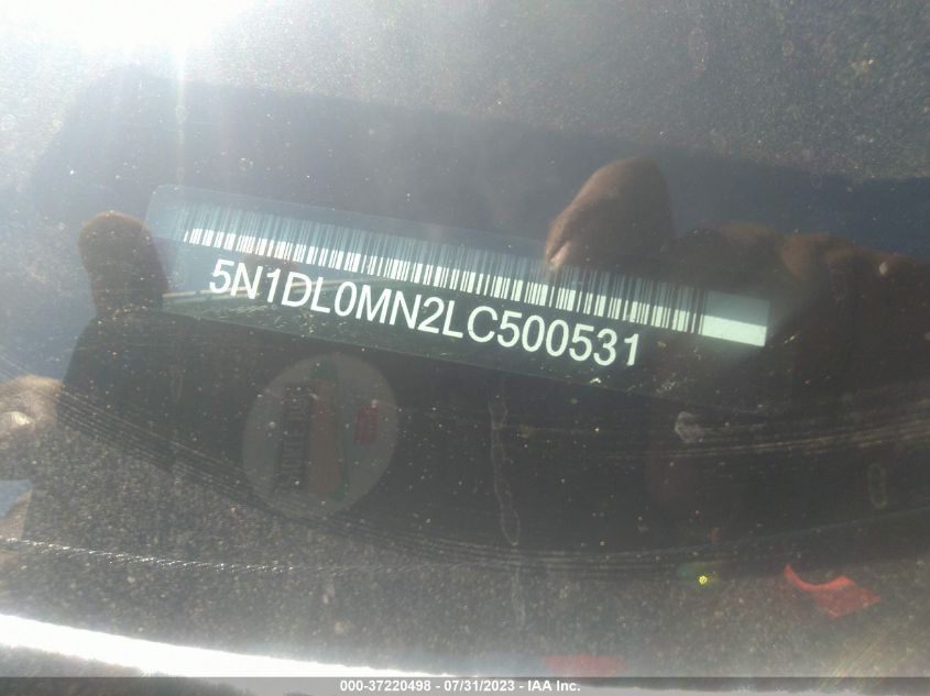 2020 INFINITI QX60 LUXE - 5N1DL0MN2LC500531