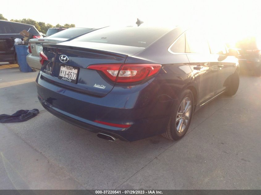 2017 HYUNDAI SONATA 2.4L - 5NPE24AF8HH534565