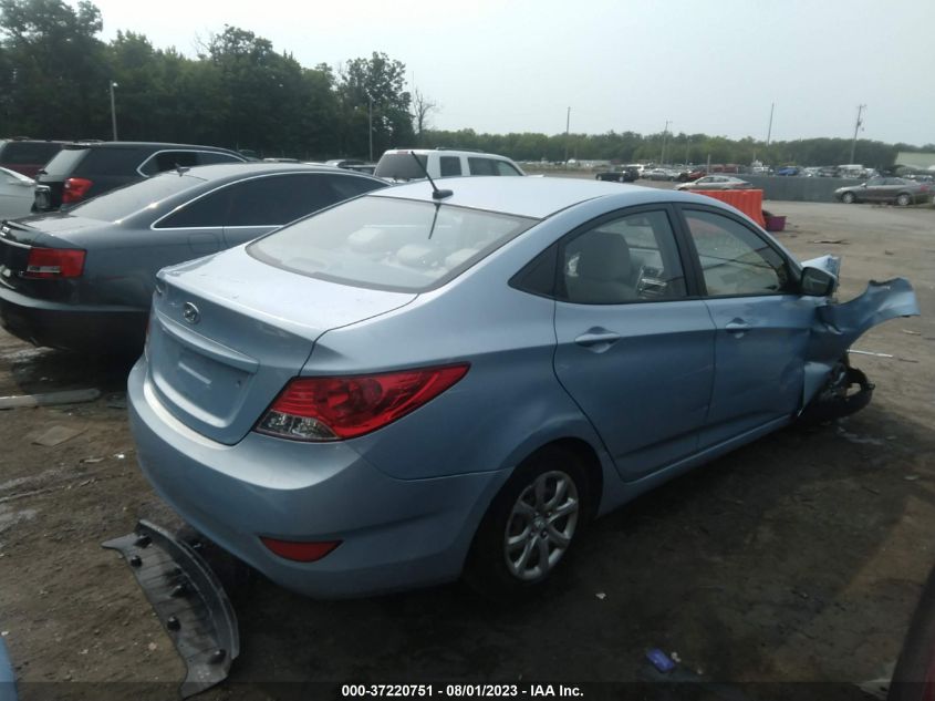 2014 HYUNDAI ACCENT GLS - KMHCT4AE3EU687346