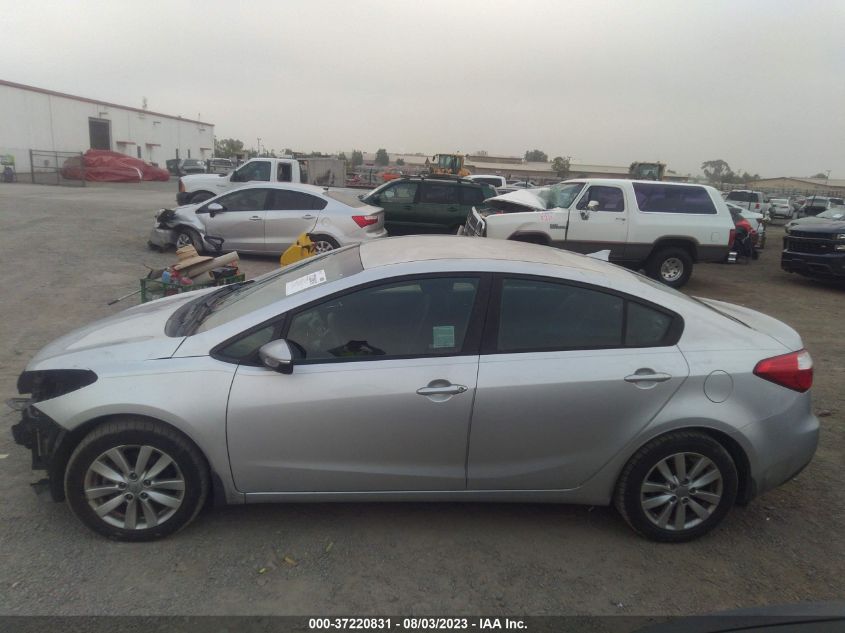 2014 KIA FORTE LX - KNAFX4A64E5077543