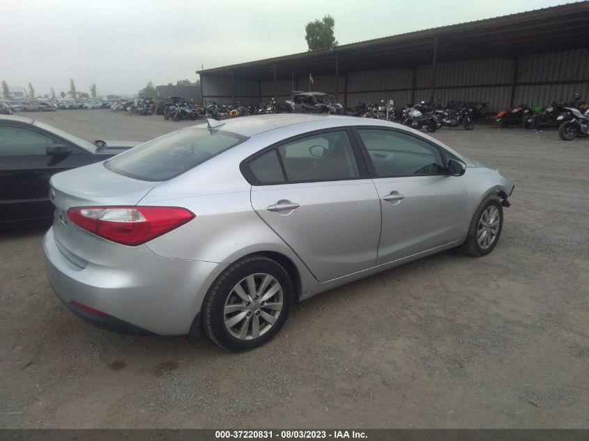 2014 KIA FORTE LX - KNAFX4A64E5077543