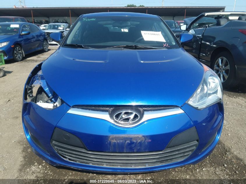 2013 HYUNDAI VELOSTER W/BLACK INT - KMHTC6AD8DU165667