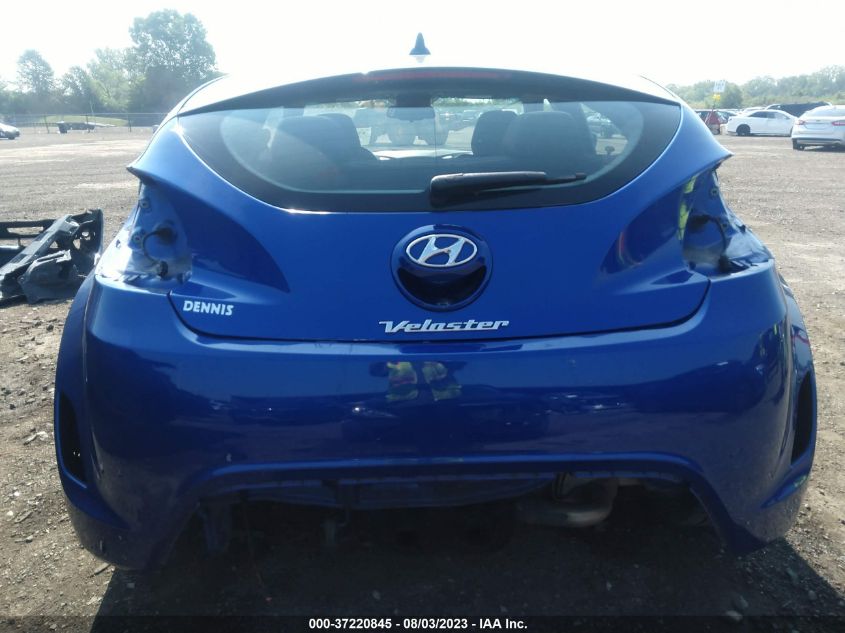 2013 HYUNDAI VELOSTER W/BLACK INT - KMHTC6AD8DU165667