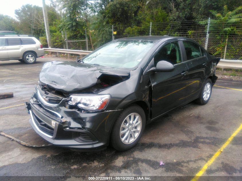 2020 CHEVROLET SONIC LT - 1G1JD5SB9L4115741