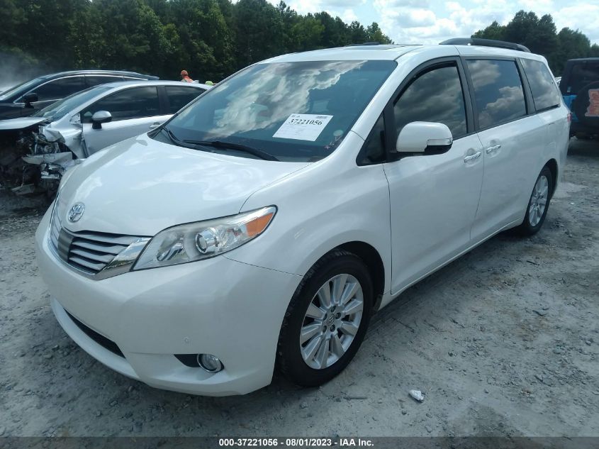 5TDYK3DC8ES491702 2014 TOYOTA SIENNA, photo no. 2