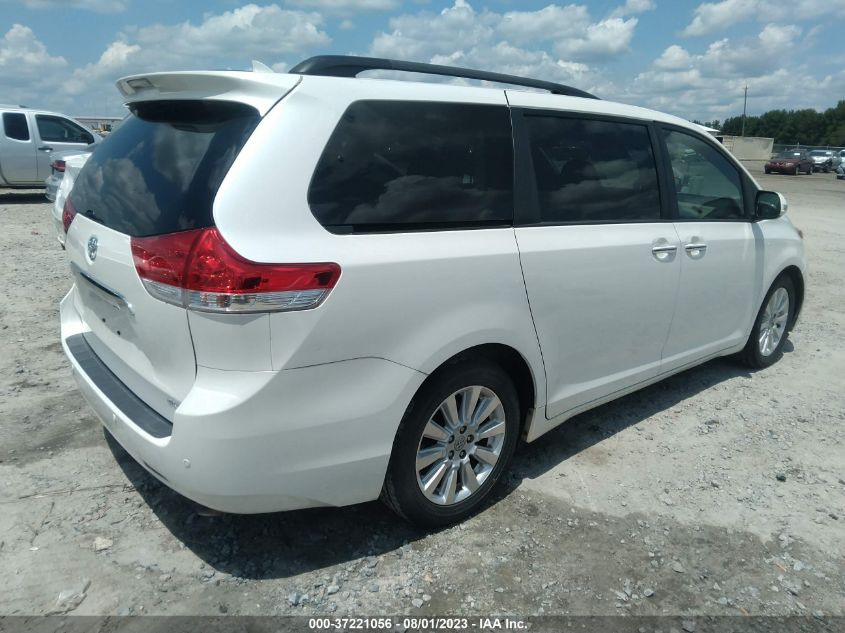 5TDYK3DC8ES491702 2014 TOYOTA SIENNA, photo no. 4