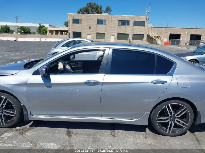 2017 HONDA ACCORD SEDAN SPORT - 1HGCR2F57HA036356