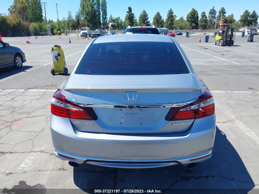 2017 HONDA ACCORD SEDAN SPORT - 1HGCR2F57HA036356