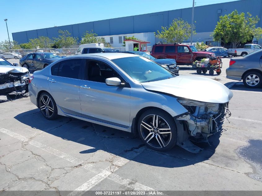 2017 HONDA ACCORD SEDAN SPORT - 1HGCR2F57HA036356