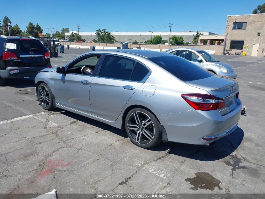 2017 HONDA ACCORD SEDAN SPORT - 1HGCR2F57HA036356