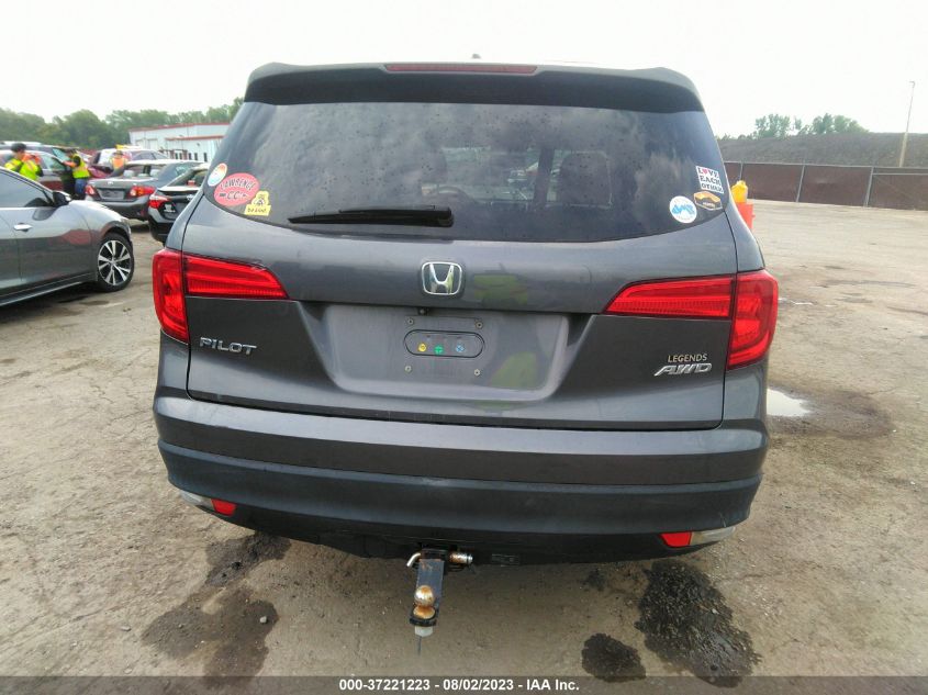 2016 HONDA PILOT EX-L - 5FNYF6H87GB079144