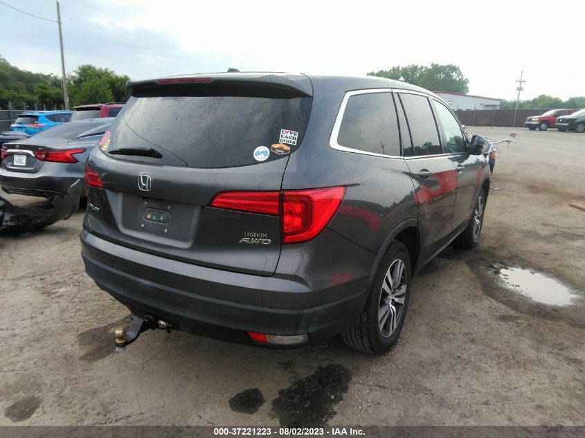 2016 HONDA PILOT EX-L - 5FNYF6H87GB079144