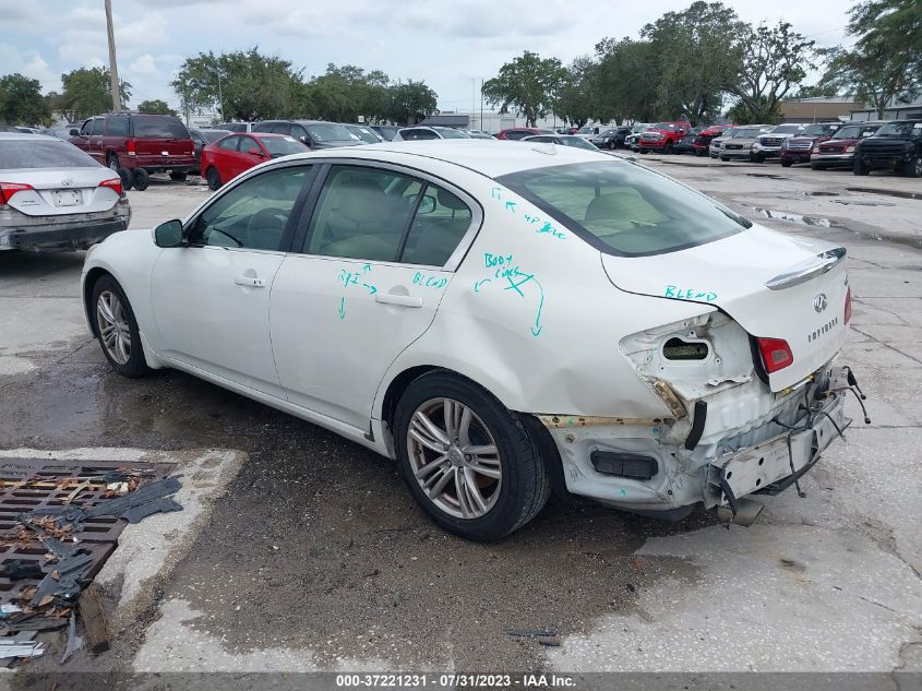 2013 INFINITI G37 SEDAN JOURNEY JN1CV6AP0DM715696