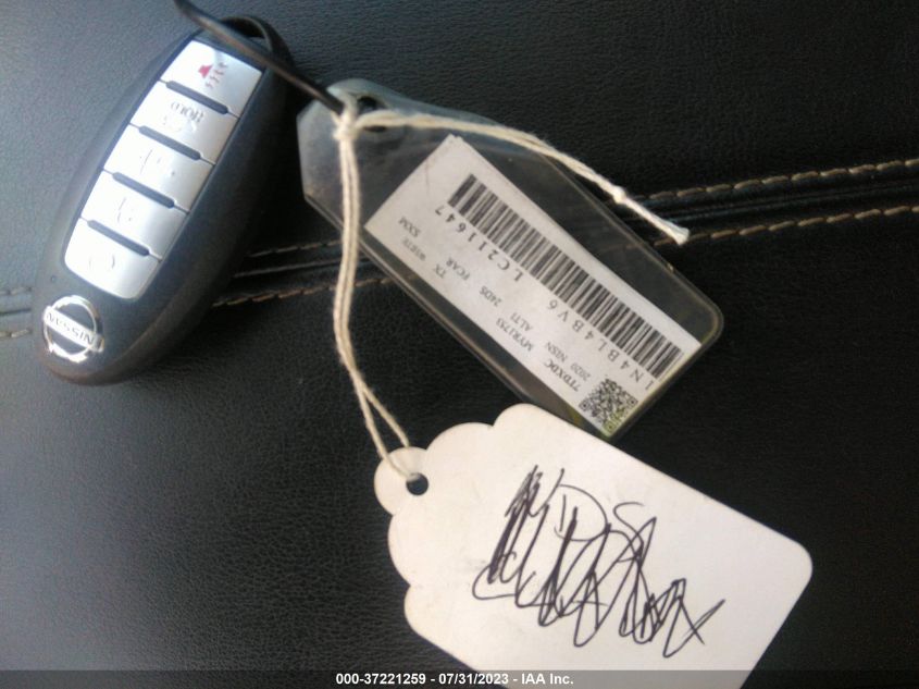 2020 NISSAN ALTIMA 2.5 S - 1N4BL4BV6LC211647