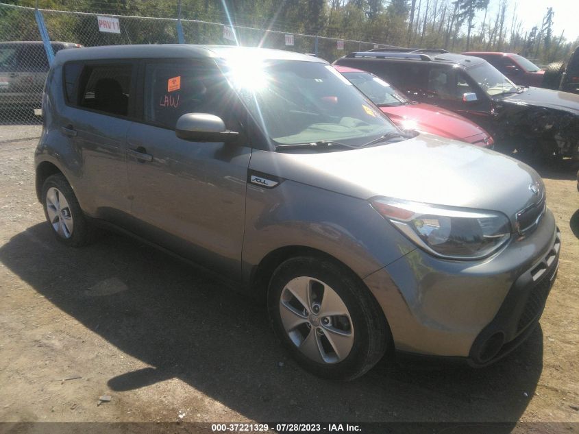 2015 KIA SOUL BASE - KNDJN2A25F7123889