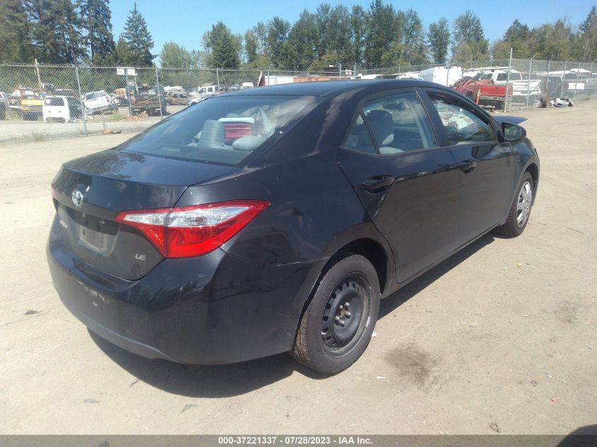 2014 TOYOTA COROLLA L/LE/S/S PLUS/LE PLUS - 5YFBURHE3EP121863