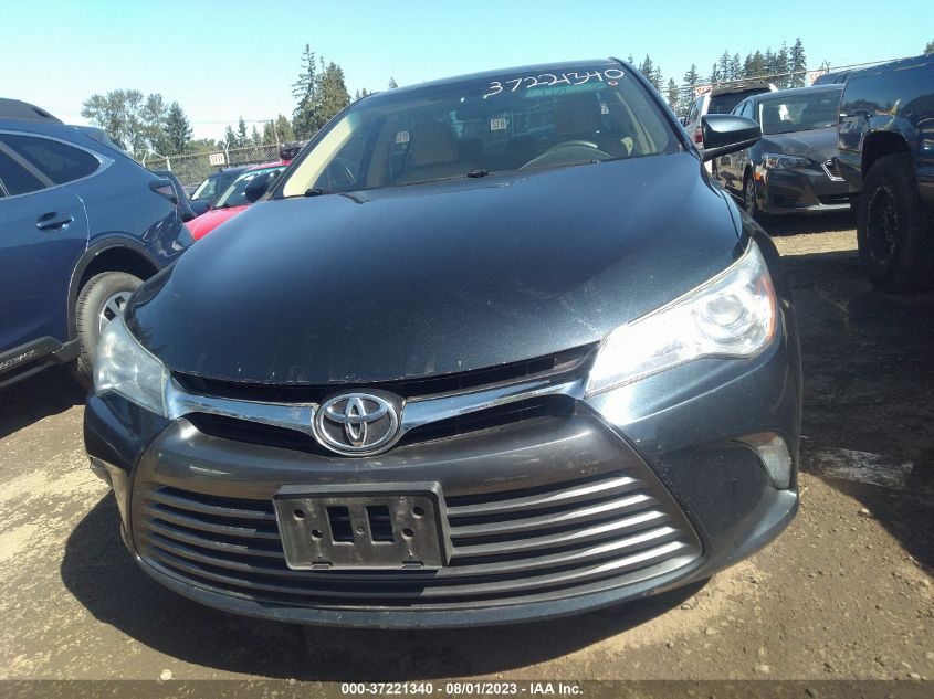 2016 TOYOTA CAMRY XLE/SE/LE/XSE - 4T4BF1FK6GR552788