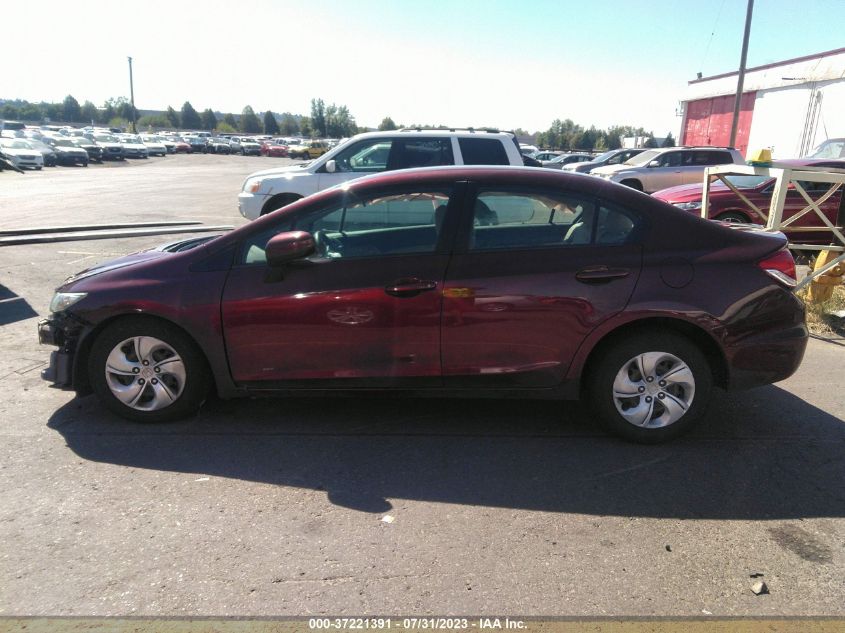 2015 HONDA CIVIC SEDAN LX - 19XFB2F53FE245586