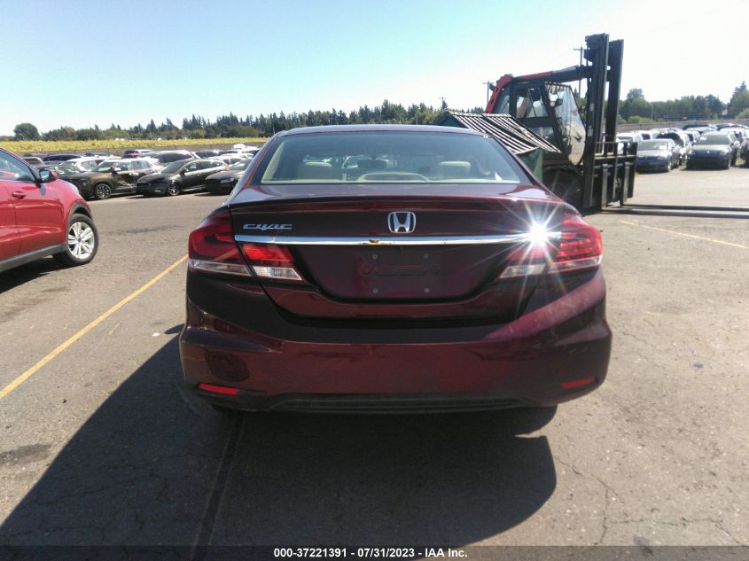 2015 HONDA CIVIC SEDAN LX - 19XFB2F53FE245586