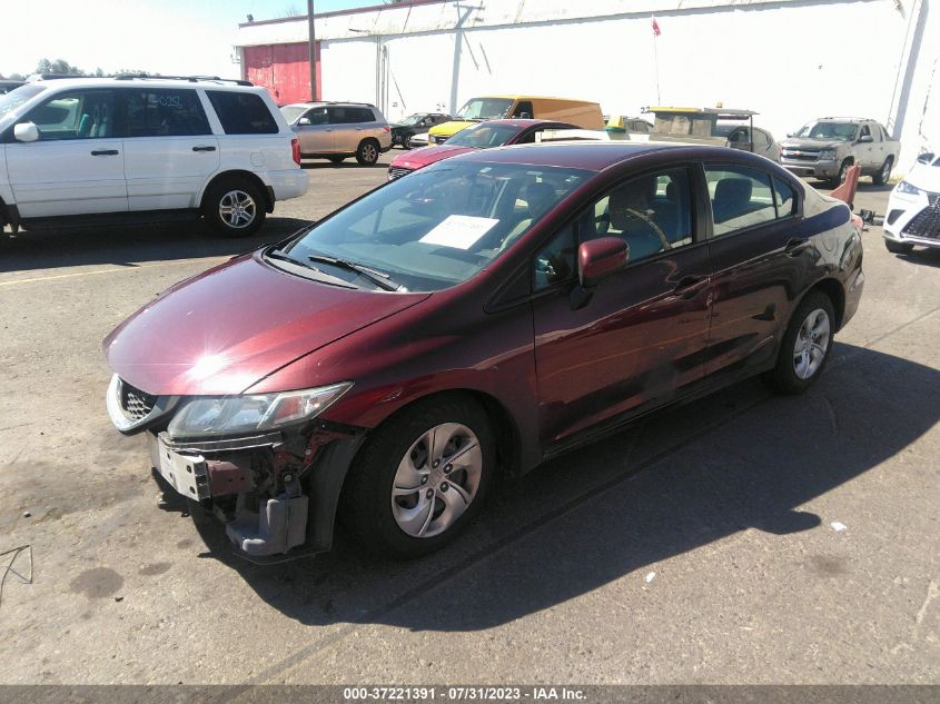 2015 HONDA CIVIC SEDAN LX - 19XFB2F53FE245586