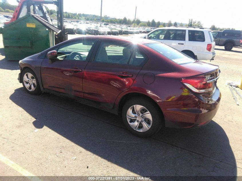 2015 HONDA CIVIC SEDAN LX - 19XFB2F53FE245586