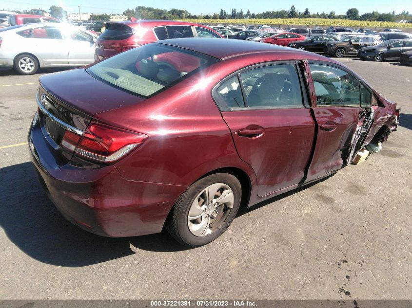 2015 HONDA CIVIC SEDAN LX - 19XFB2F53FE245586