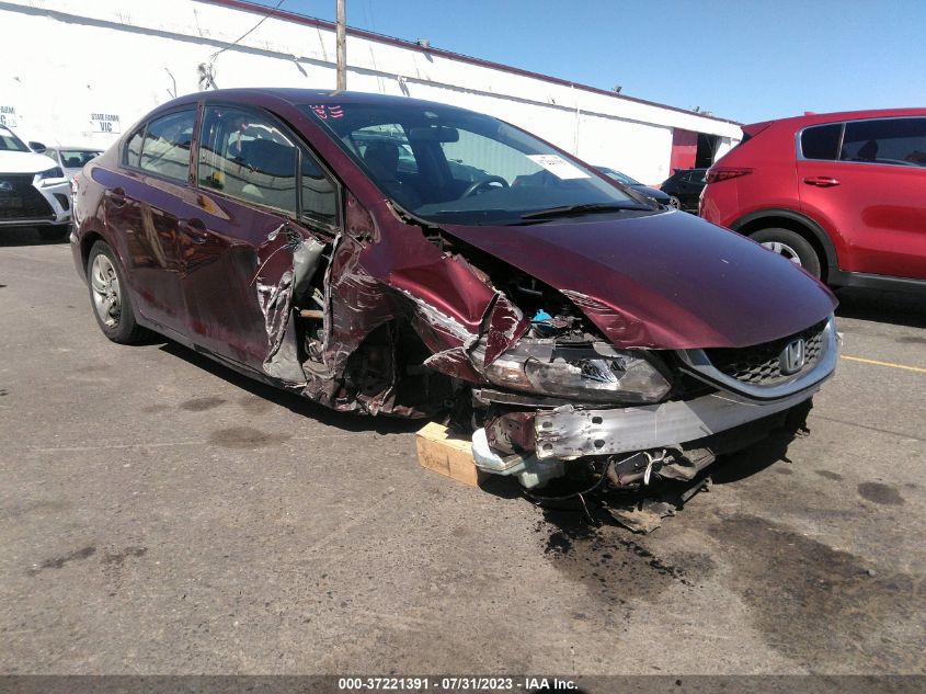 2015 HONDA CIVIC SEDAN LX - 19XFB2F53FE245586