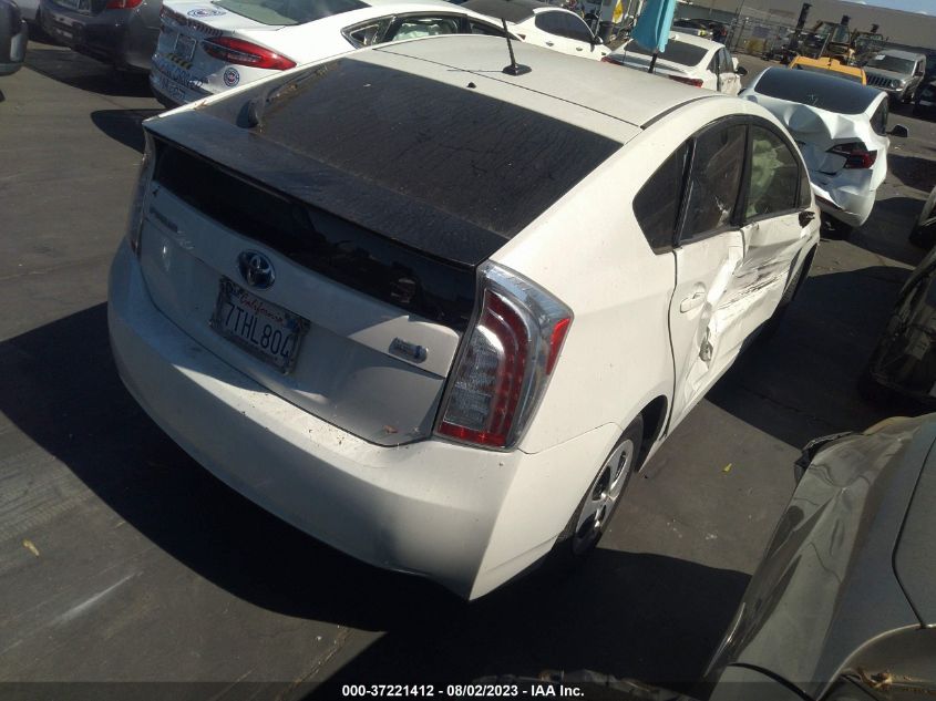 2014 TOYOTA PRIUS FOUR/FIVE/THREE/ONE/TWO - JTDKN3DU4E1741150