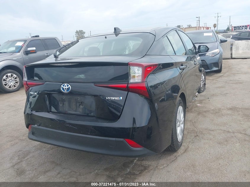 VIN JTDKAMFU1M3132129 2021 TOYOTA PRIUS L