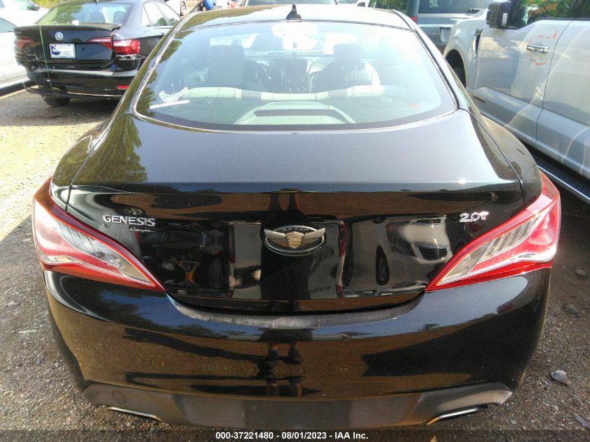 2013 HYUNDAI GENESIS COUPE 2.0T PREMIUM KMHHT6KD0DU111882