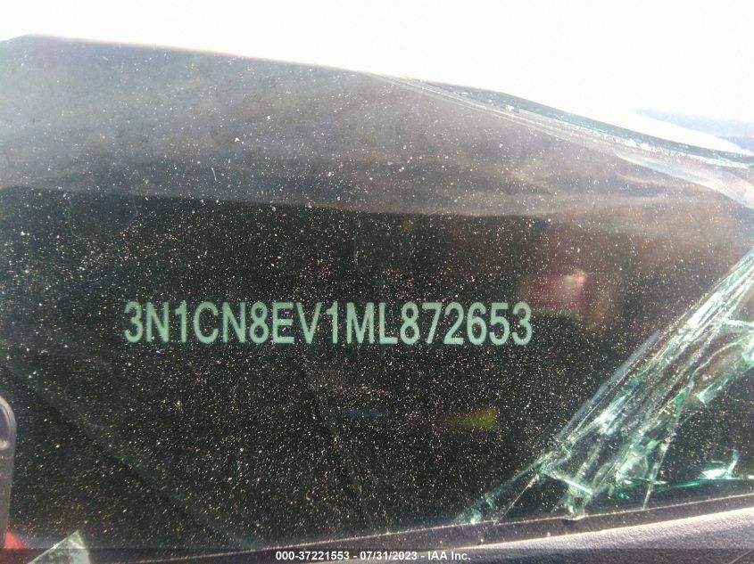 2021 NISSAN VERSA SV - 3N1CN8EV1ML872653