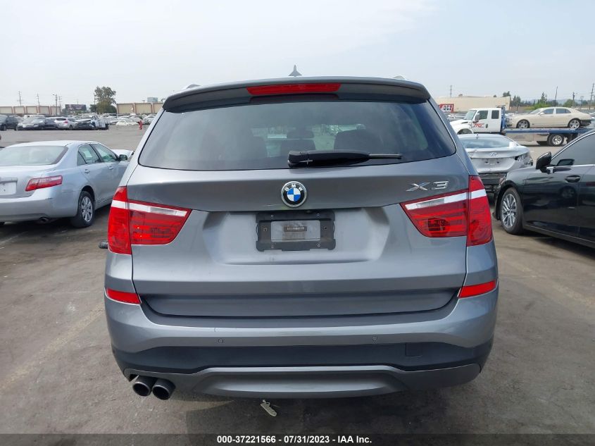 2016 BMW X3 XDRIVE28I - 5UXWX9C53G0D81128