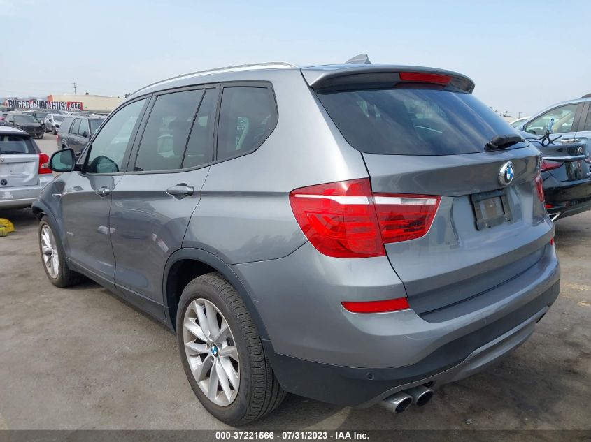 2016 BMW X3 XDRIVE28I - 5UXWX9C53G0D81128