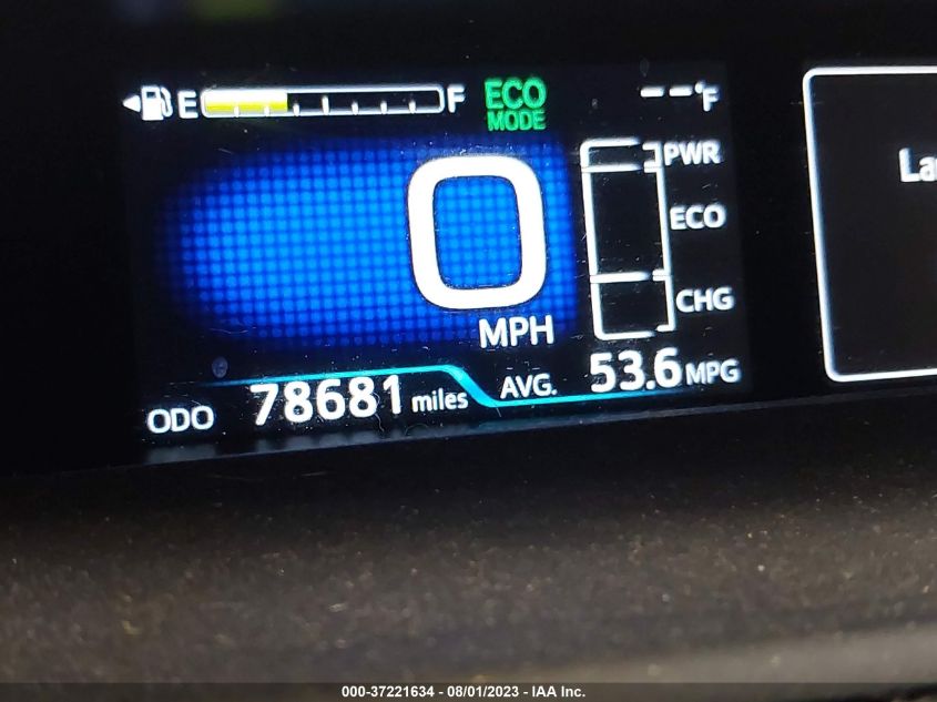 2017 TOYOTA PRIUS TWO/TWO ECO/THREE - JTDKARFU5H3542872
