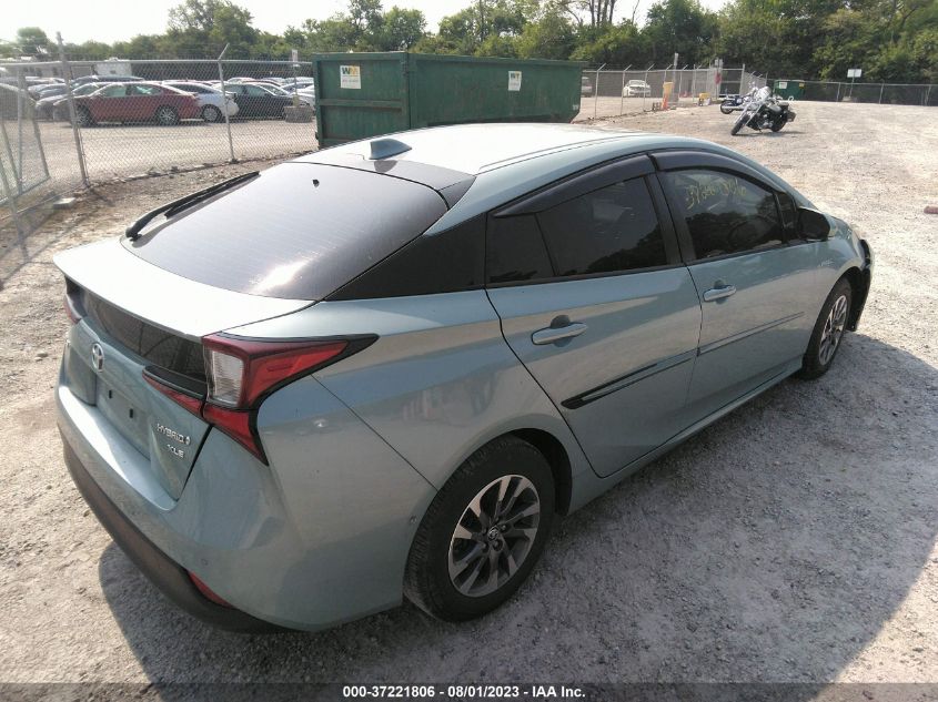 JTDKAMFU5N3167886 Toyota Prius L 4