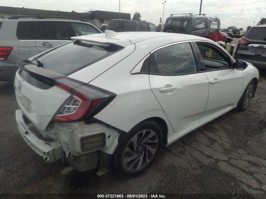2018 HONDA CIVIC HATCHBACK LX - SHHFK7H21JU424128